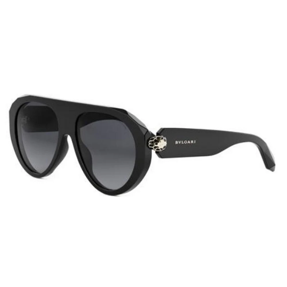 Bvlgari Black Authentic Serpenti Forever Glasses - Female - Sunglasses - 56 Mm - Accessories