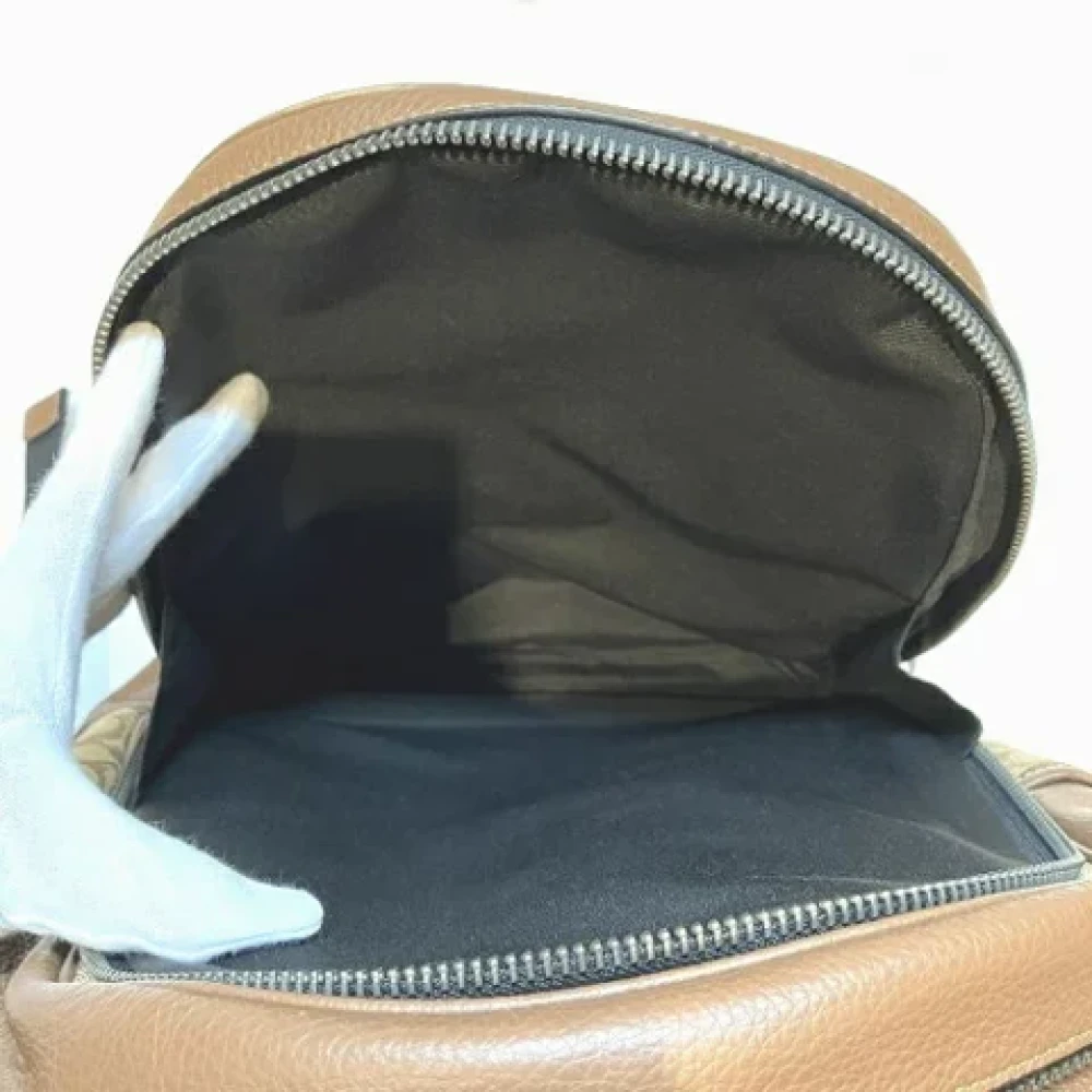 Coach Pre-owned Canvas backpacks Brown Dames