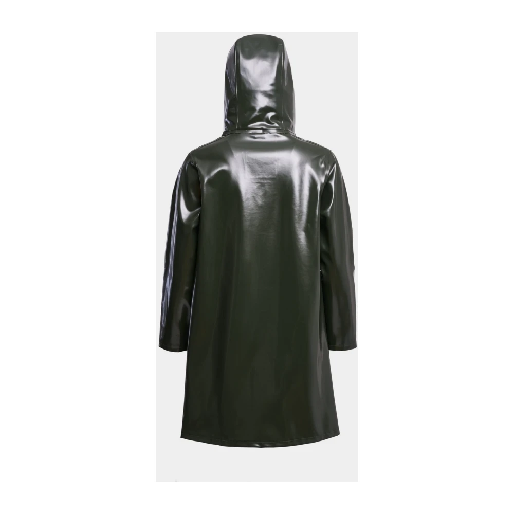 Stutterheim A-lijn Waterdichte Regenjas voor Vrouwen Green Dames