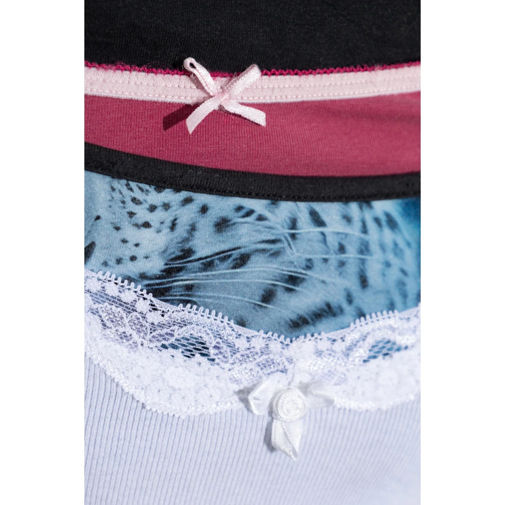 Balenciaga Jurk met bandjes White Dames