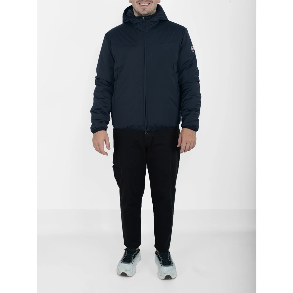 Colmar Blauwe Hoodies Originele Stijl Blue Heren