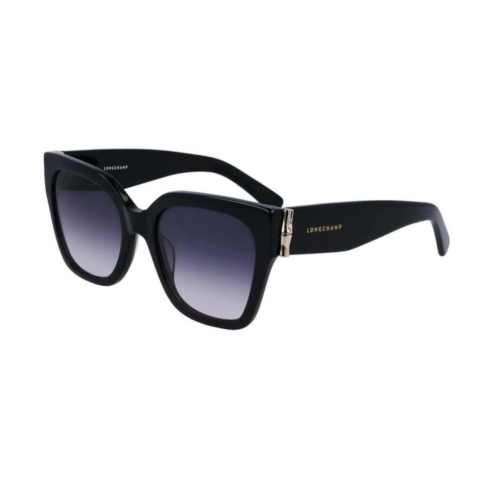 Longchamp Black Rectangle Sunglasses - Female - Sunglasses - 55 Mm - Accessories