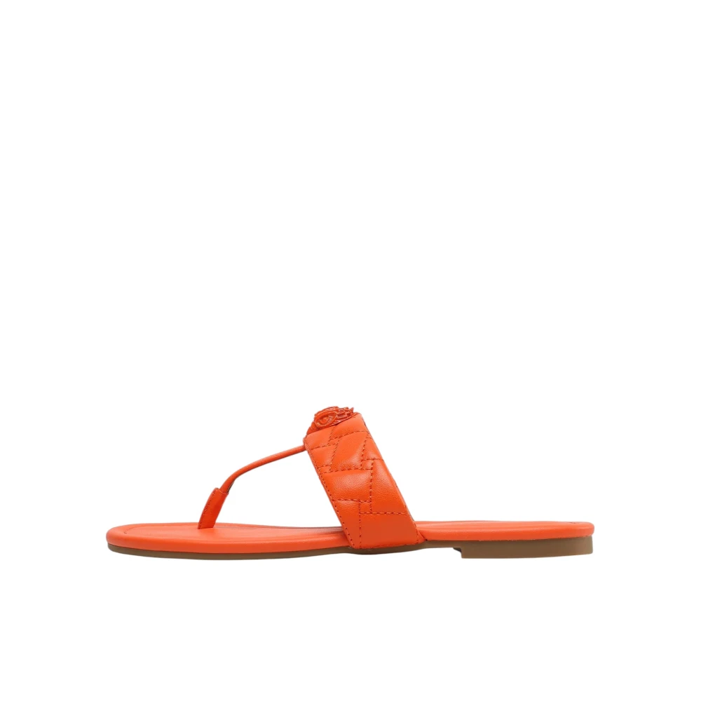 Kurt Geiger Women's Red Flip Flops, 3 Uk, Kensington T-Bar Drench
