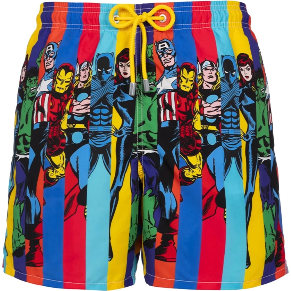 Mc2 Saint Barth Herren Multicolor Bademode, Mehrfarbig, Sgröße: