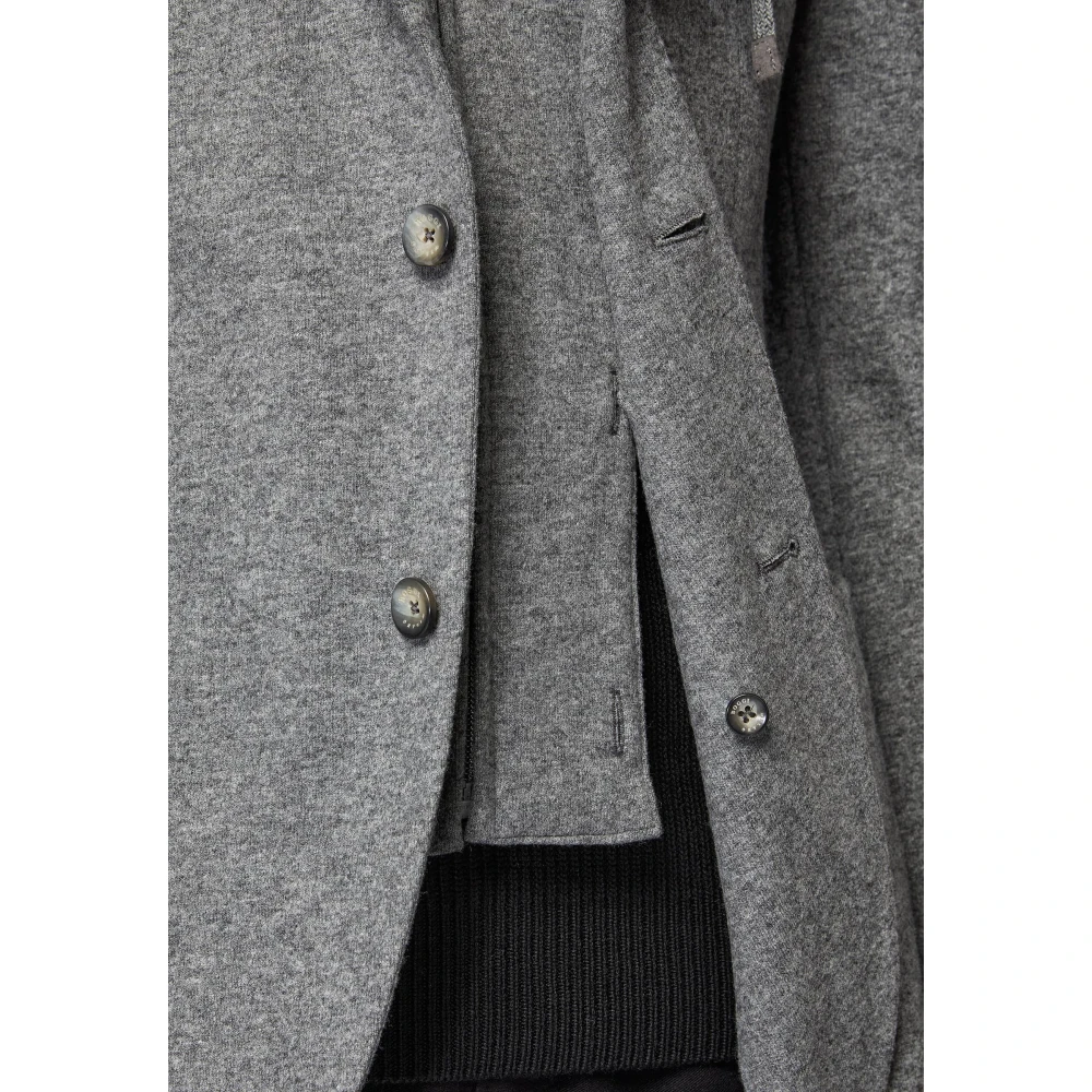 Boggi Milano Madison Sweatshirt Jacket Gray Heren