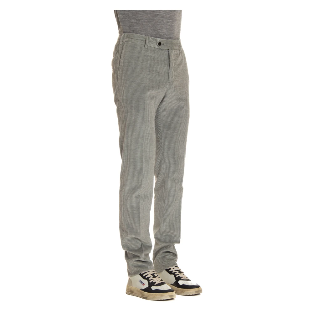 PT Torino Fluwelen Bicolor Joggerbroek Gray Heren