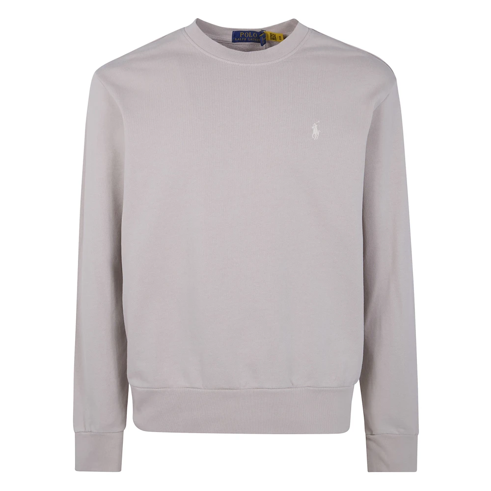 Polo Ralph Lauren Herr Grå Sweatshirts & Hoodies M, Rundhalsad Klassisk Sweatshirt
