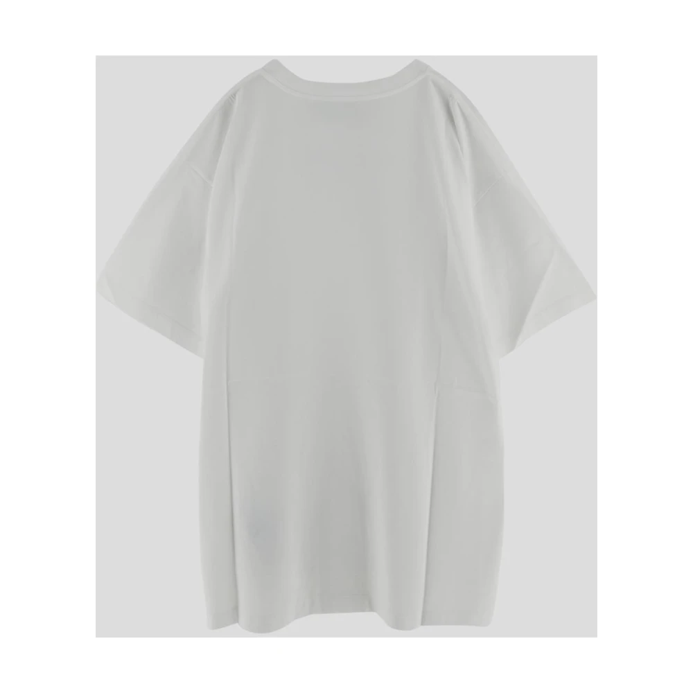 MM6 Maison Margiela Katoenen Logo T-Shirt White Heren