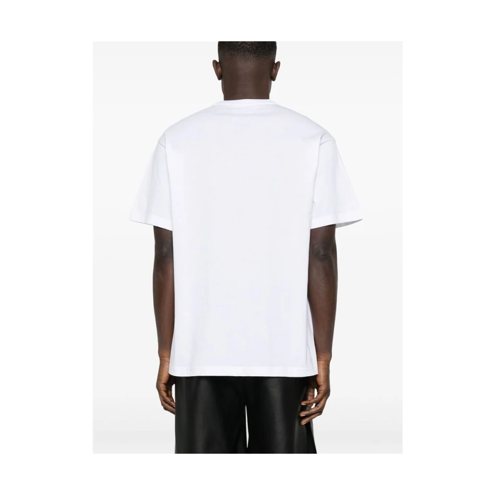Versace Jeans Couture Witte Crew Neck T-shirt White Heren