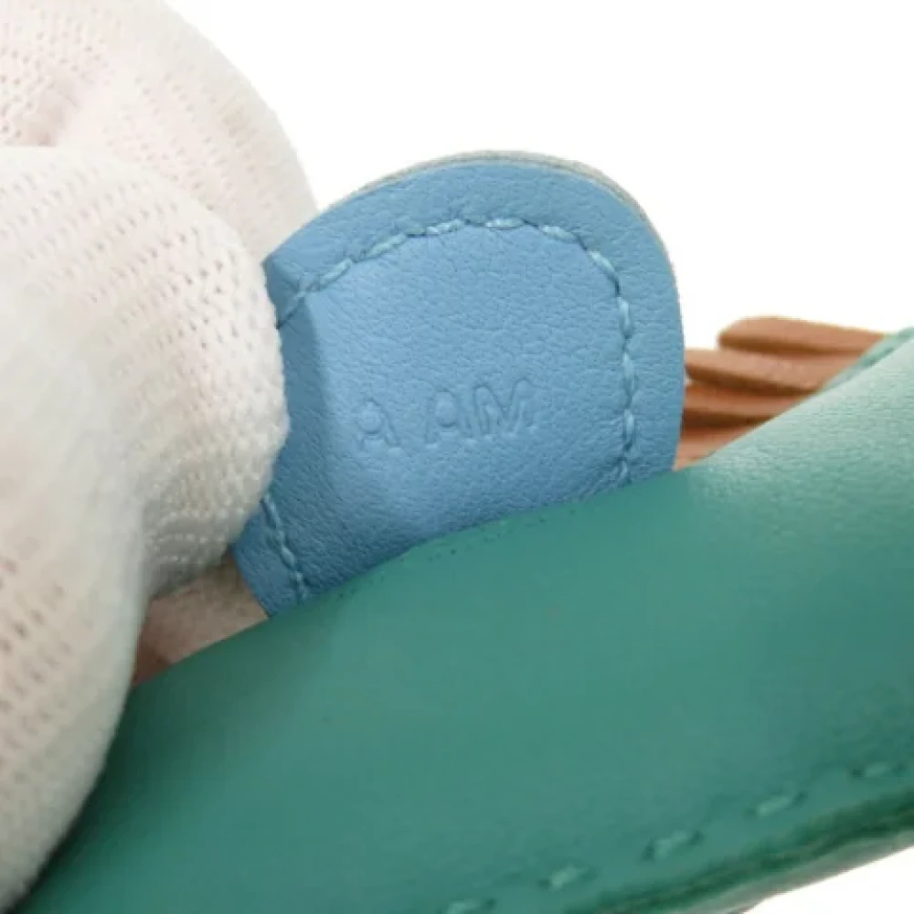 Hermès Vintage Pre-owned Leather key-holders Green Dames