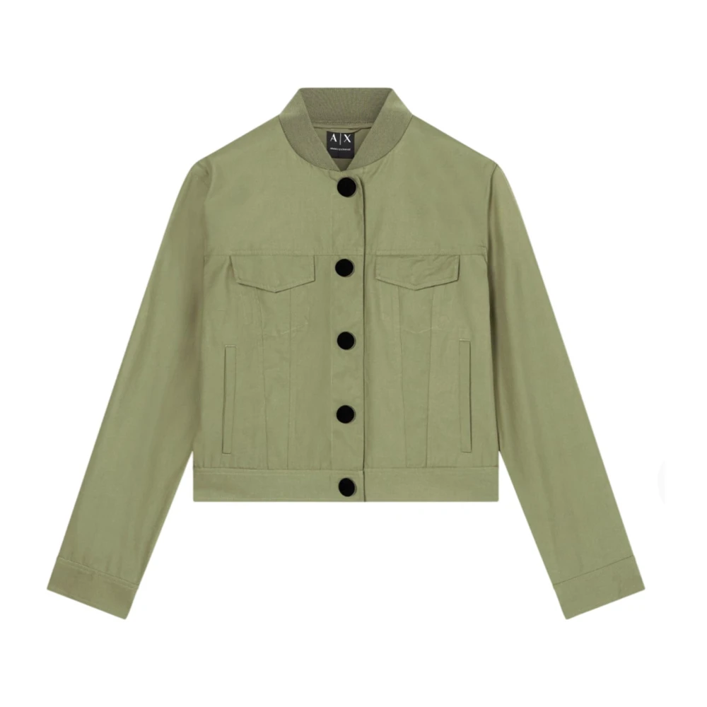 Armani Exchange Mujer Verde Chaquetas, Talla: Xs
