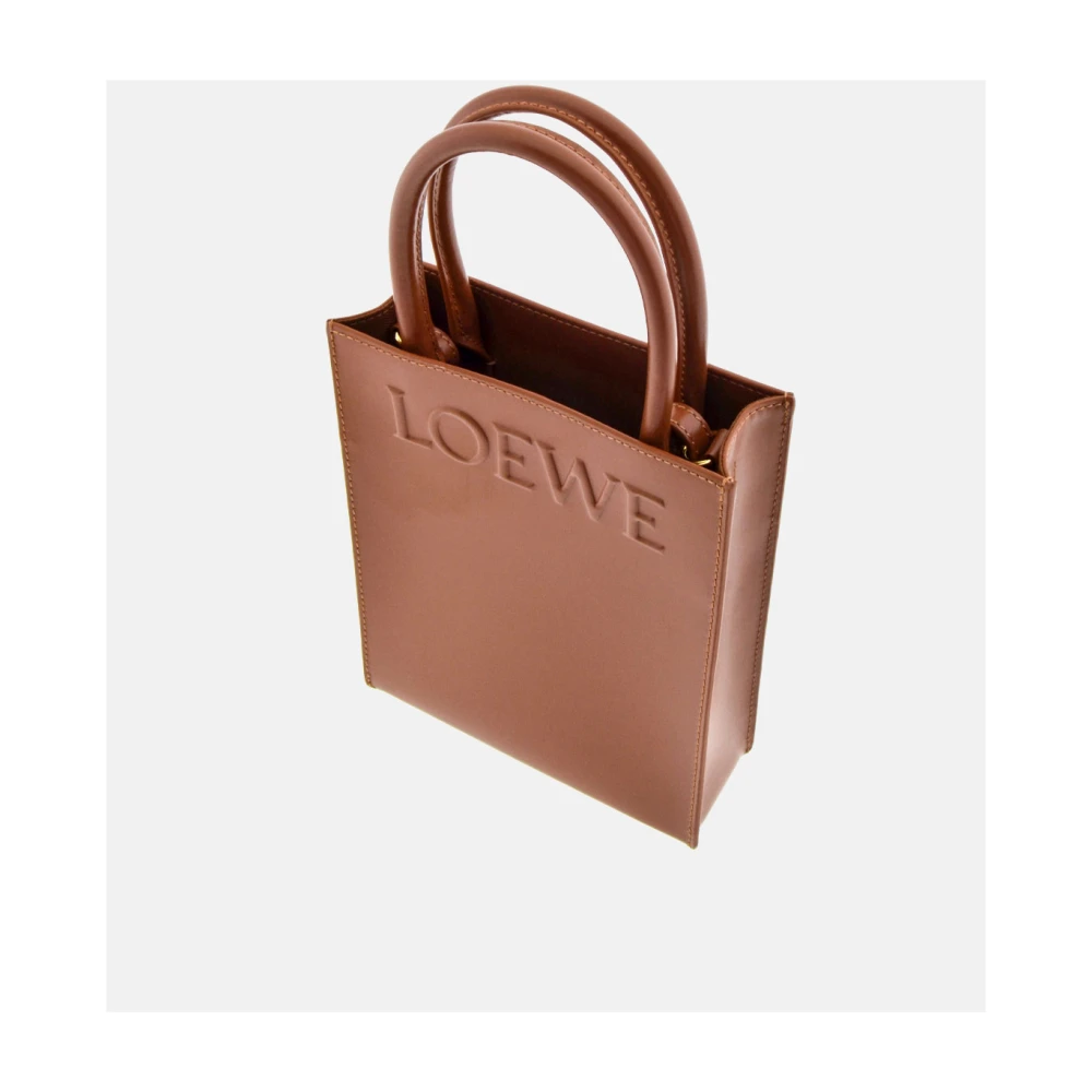Loewe Mini A5 Tote in Kameel Brown Dames