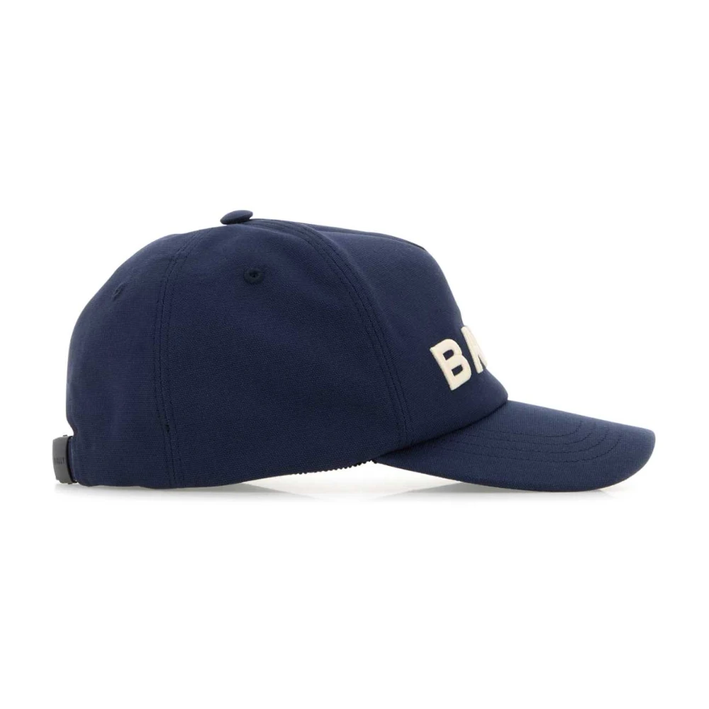 Bally Middernachtblauwe Katoenen Baseballpet Blue Heren