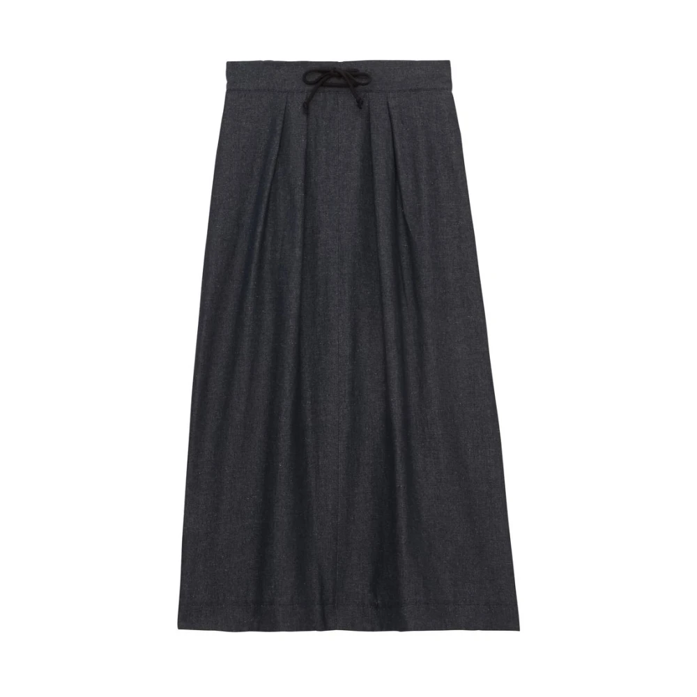 Ines De La Fressange Paris Maud geplooide rok van katoen Blue Dames
