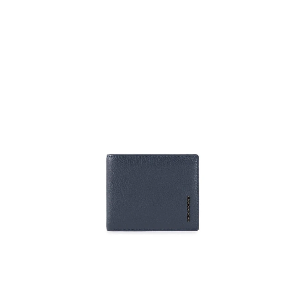 Piquadro Men's Blue Wallet And Cardholder - Stylish - Wallets & Cardholders - One Size - Accessories