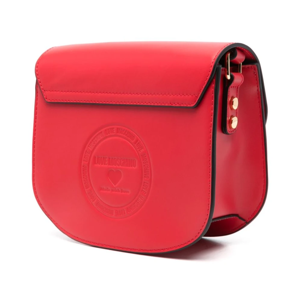 Love Moschino Rode Schoudertas voor Vrouwen Pink Dames