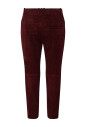 bordeaux-red-cotton-suede-cropped-trousers