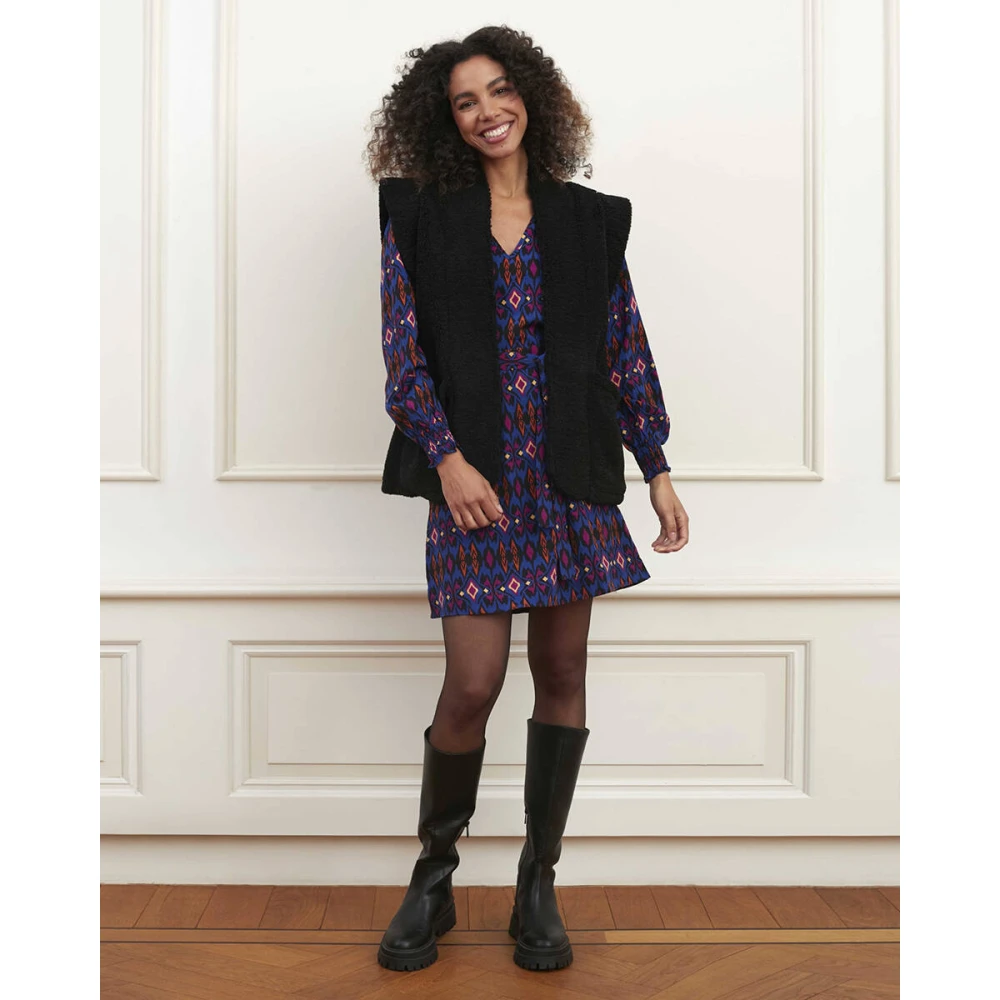 Lofty Manner Alice Gilet Vest Black Dames