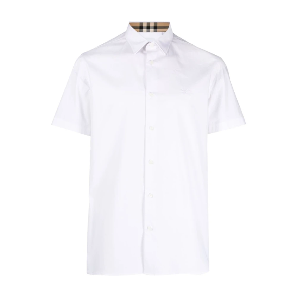 Burberry Witte Casual Overhemden White Heren