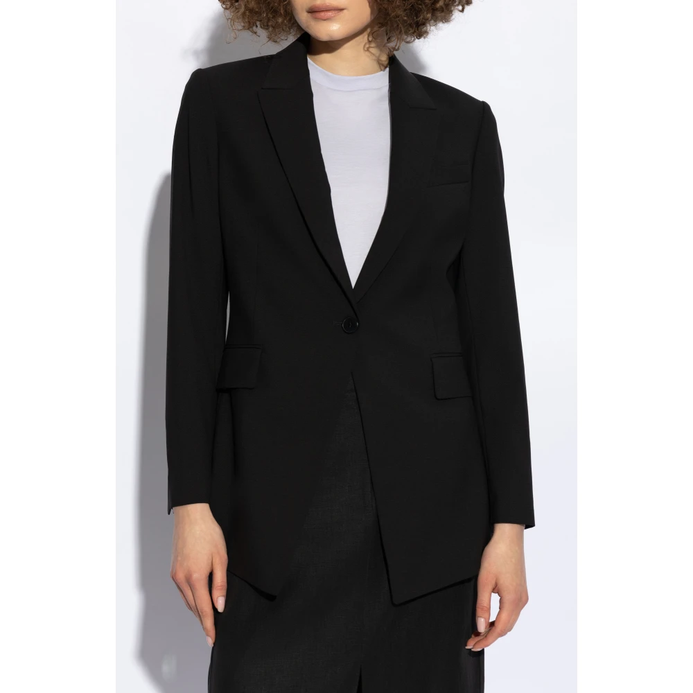 Theory Wollen Blazer Black Dames