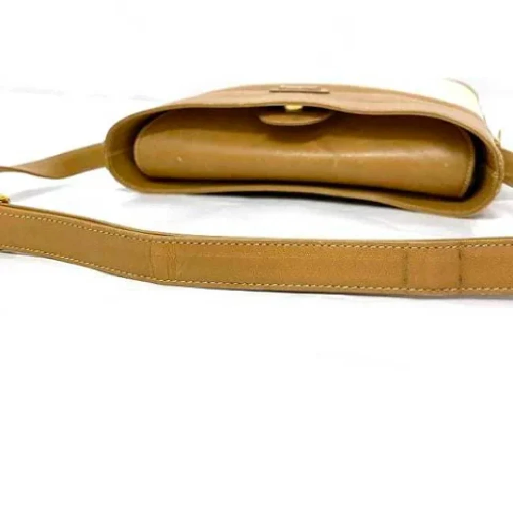 Gucci Vintage Pre-owned Plastic shoulder-bags Beige Dames