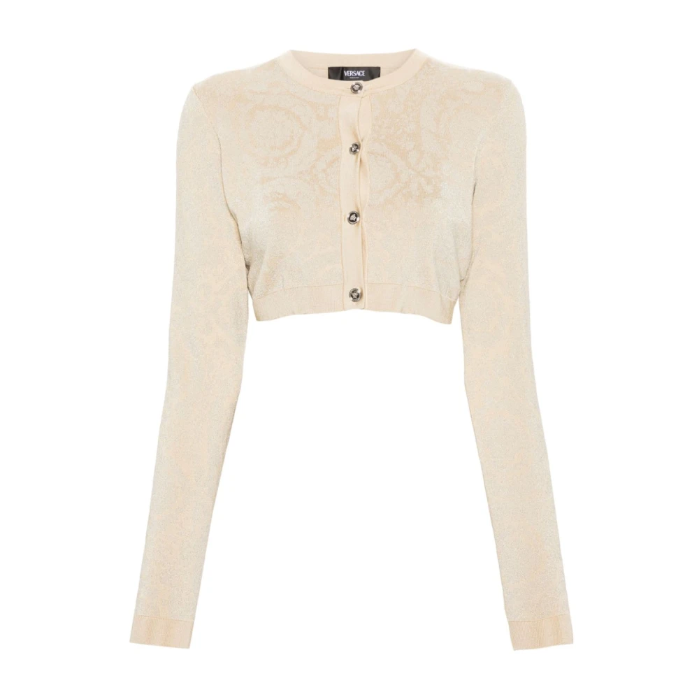Versace Donna Beige Maglie, S, New,
