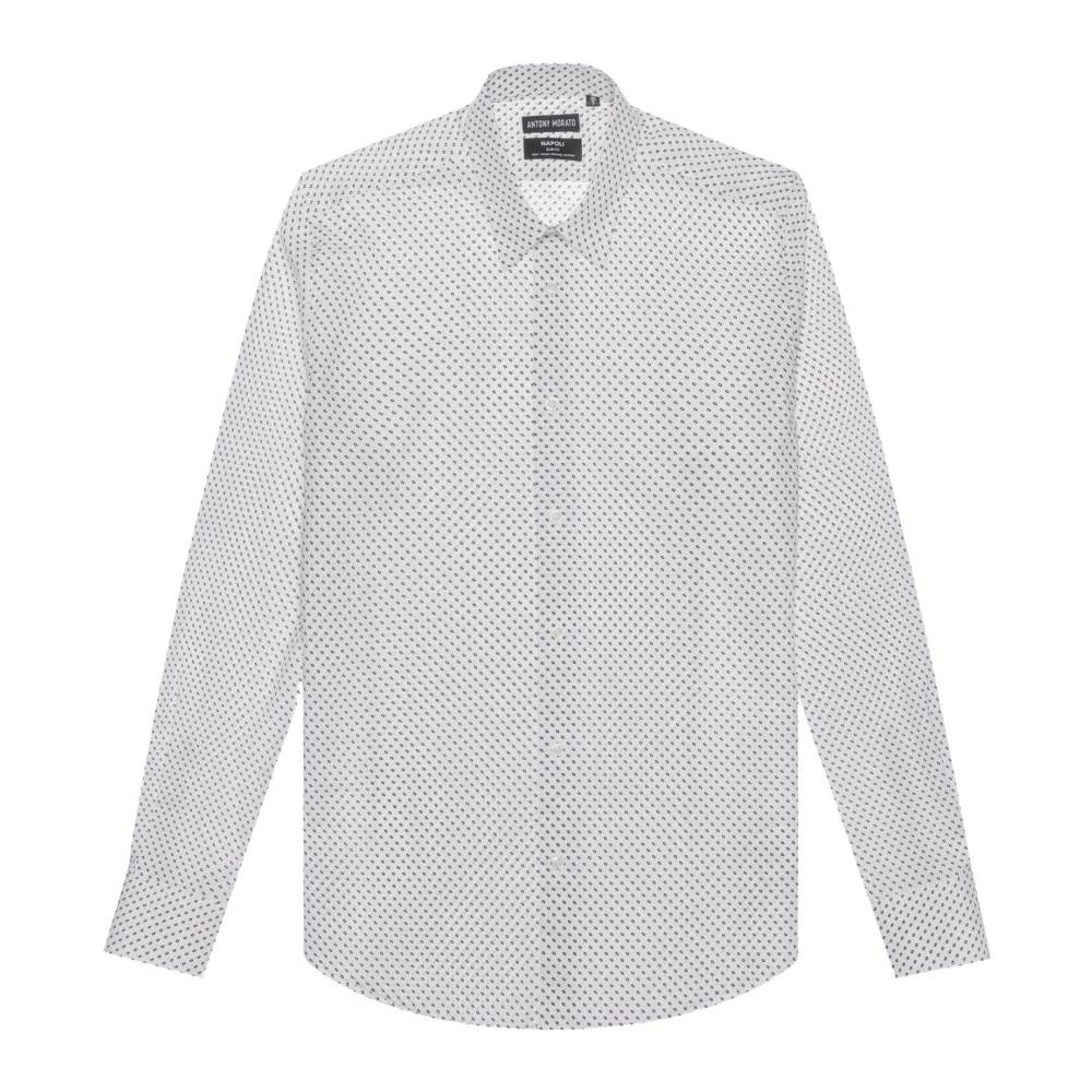 Antony Morato Gedrukt overhemd met lange mouwen White Heren