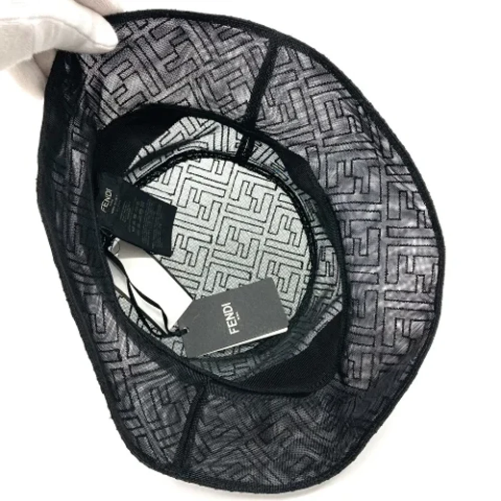 Fendi Vintage Pre-owned Nylon hats Black Dames