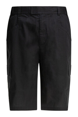 black-cargo-shorts-regular-fit