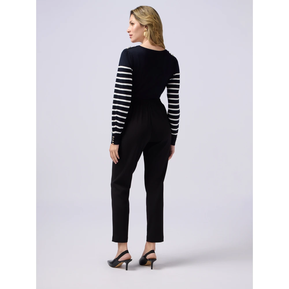 Oltre Joggingbroek gemaakt van scuba crêpe stof Black Dames