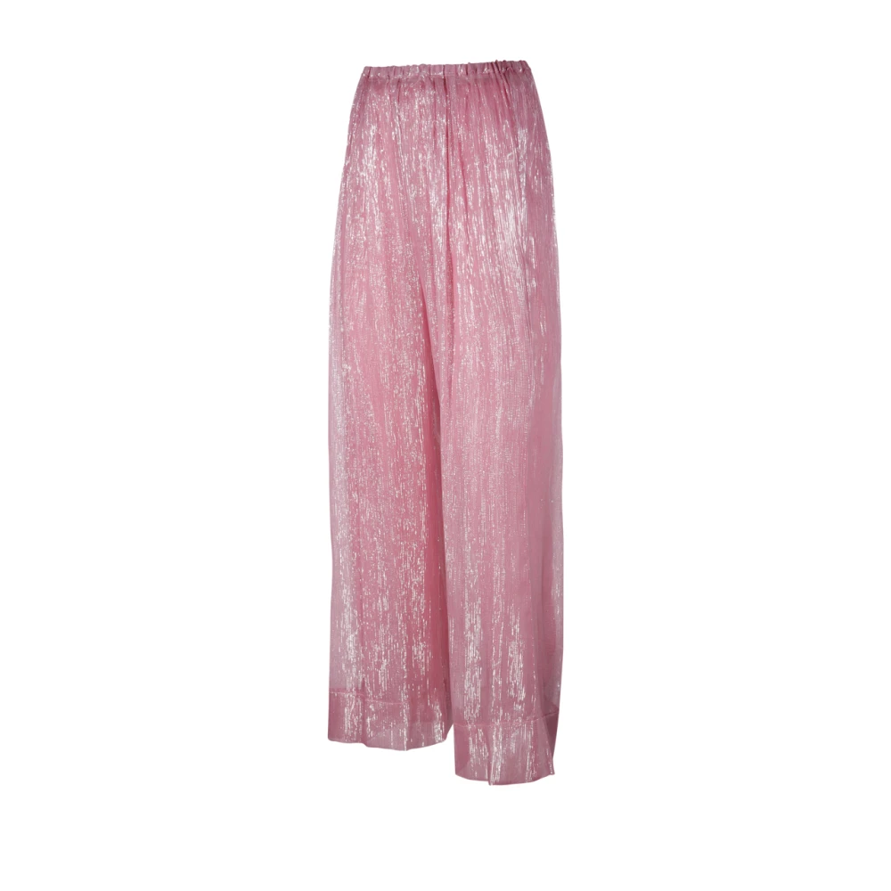 Forte Lichtroze pyjamabroek Pink Dames