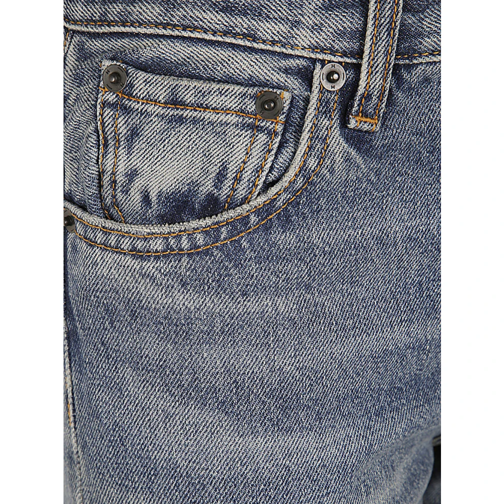Haikure Mid Blue Skinny Jeans Blue Dames