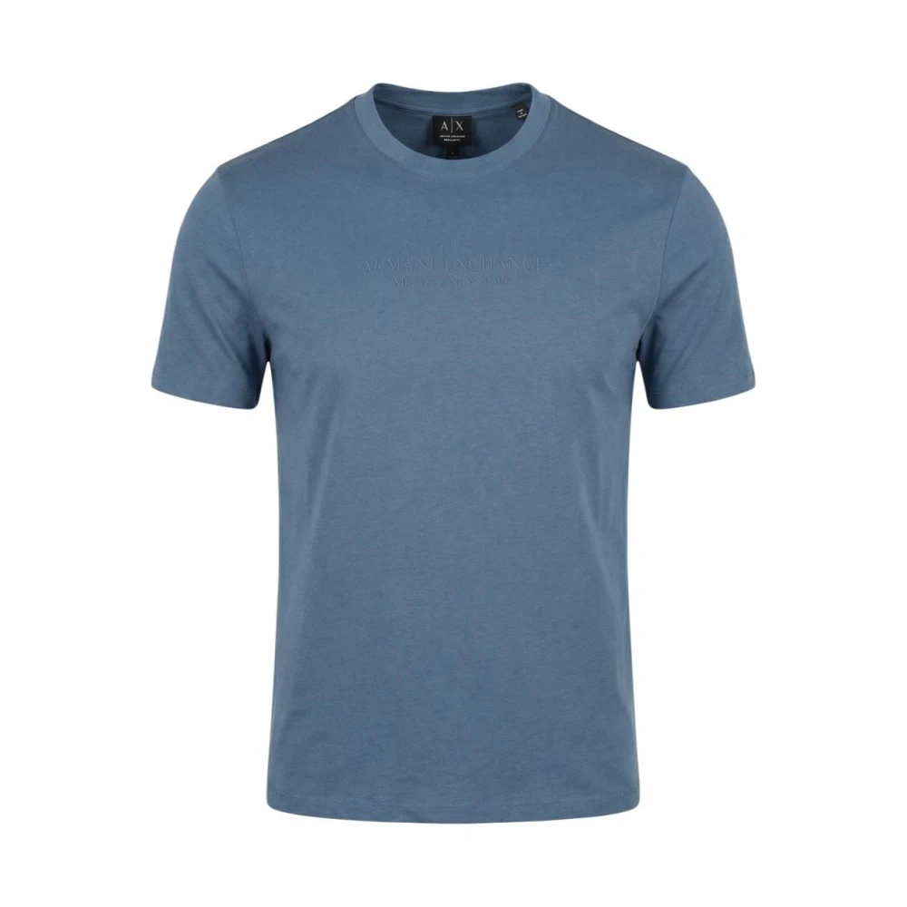 Armani Exchange Hombre Azul Camisetas, Talla: S
