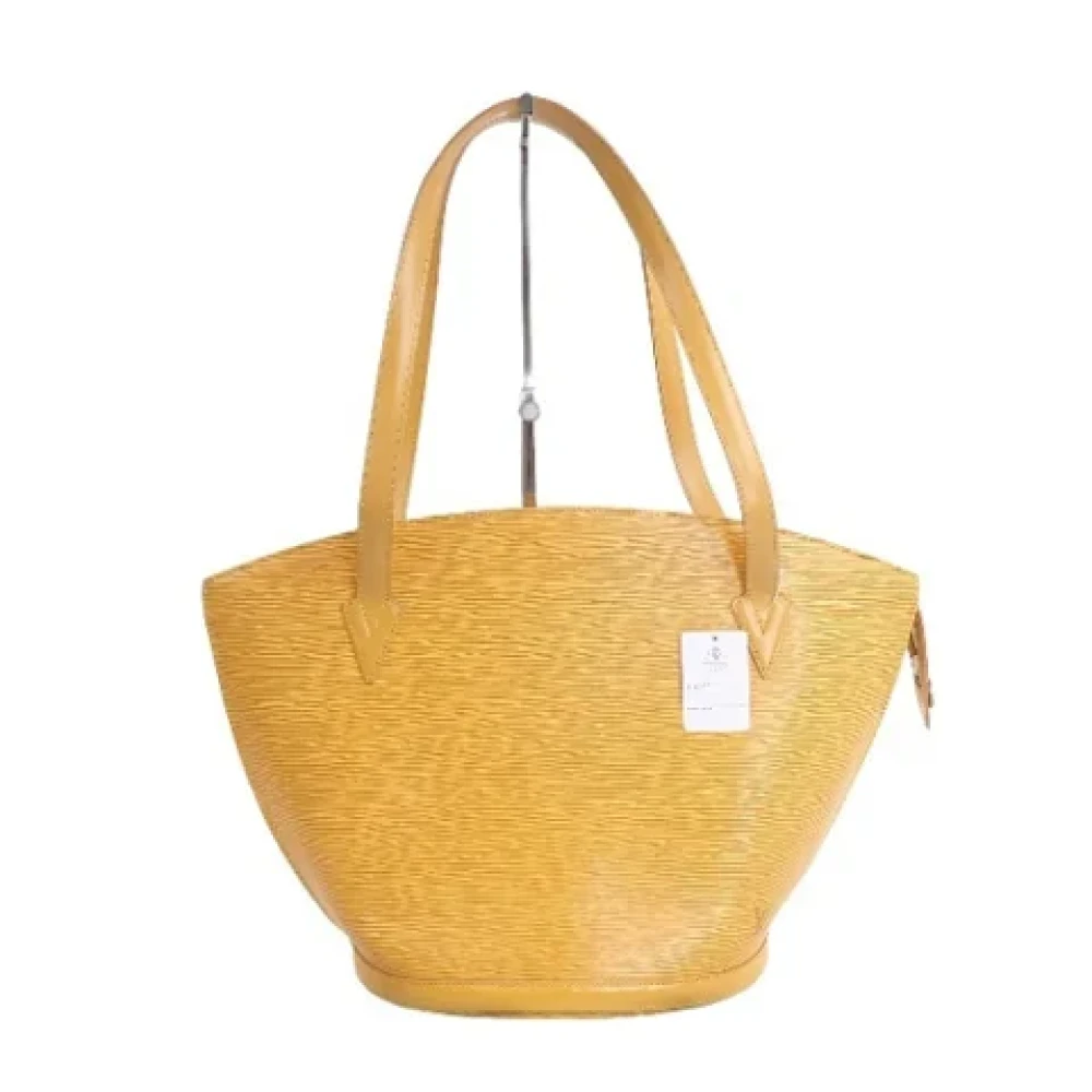 Louis Vuitton Vintage Pre-owned Leather shoulder-bags Yellow Dames