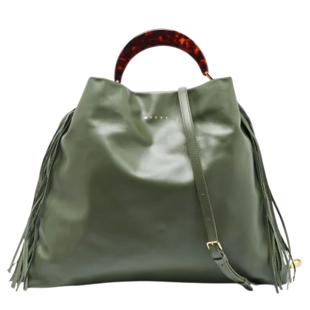 Marni Pre-owned Fabric handbags Green Dames
