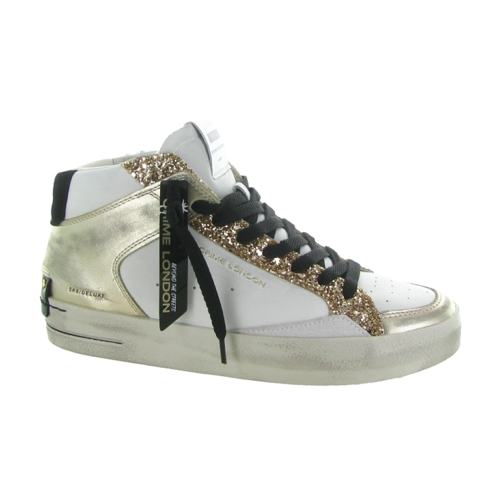 Crime London Deluxe Mid Basket Sneakers Dames Schoenen Veelkleurig Multicolor
