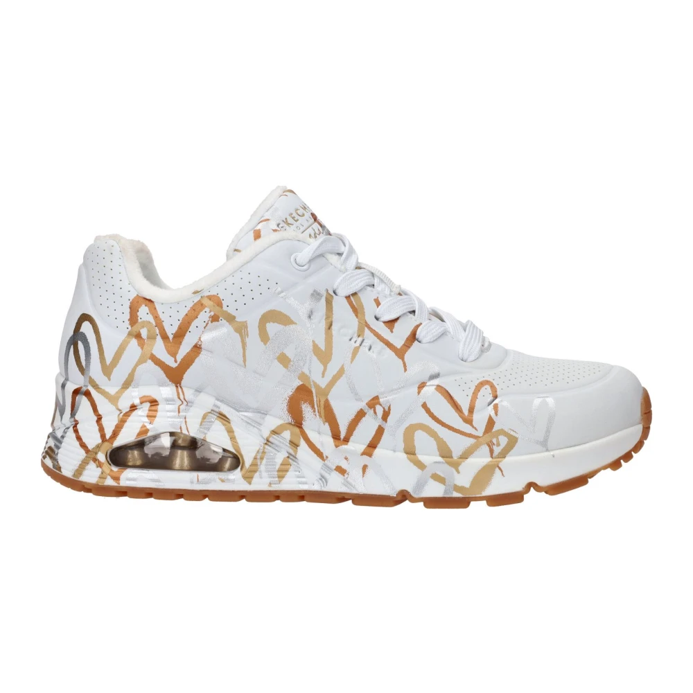 Skechers Skechers X JGoldcrown Uno sneaker Dames Schoenen Wit