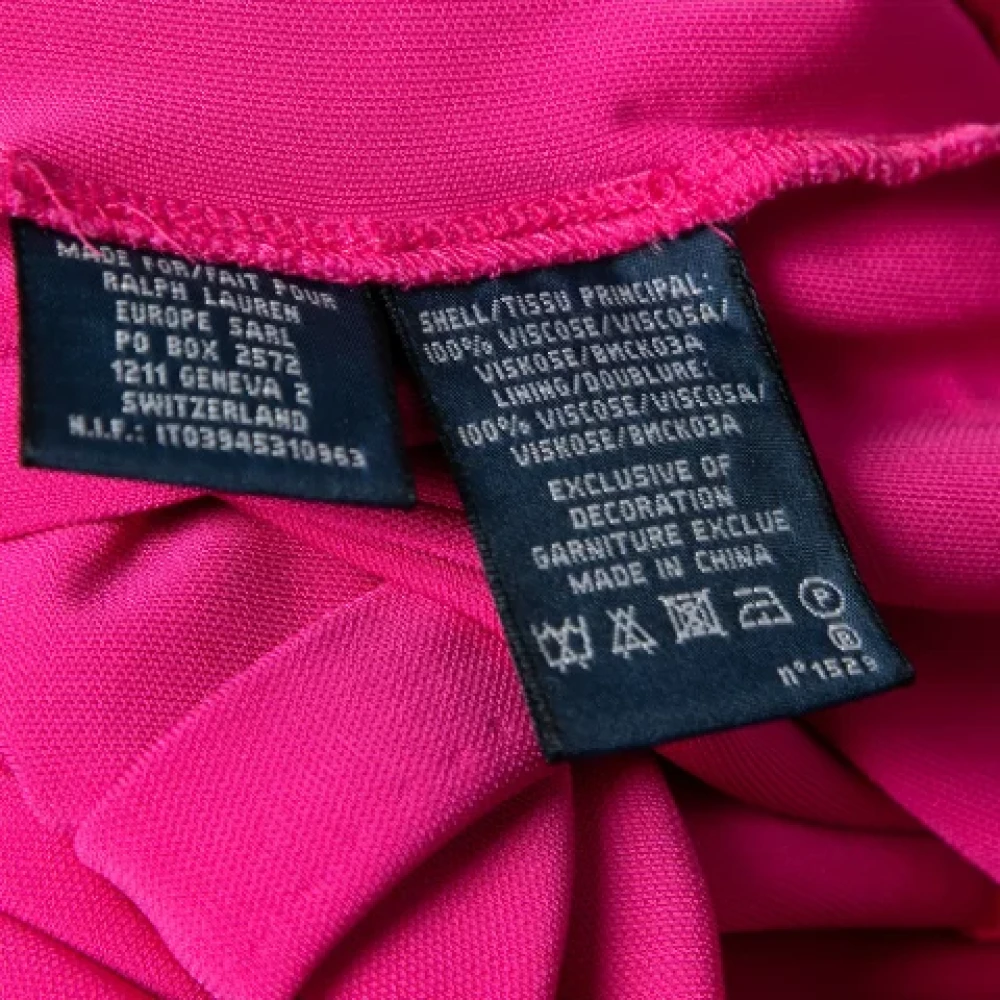 Ralph Lauren Pre-owned Fabric dresses Pink Dames