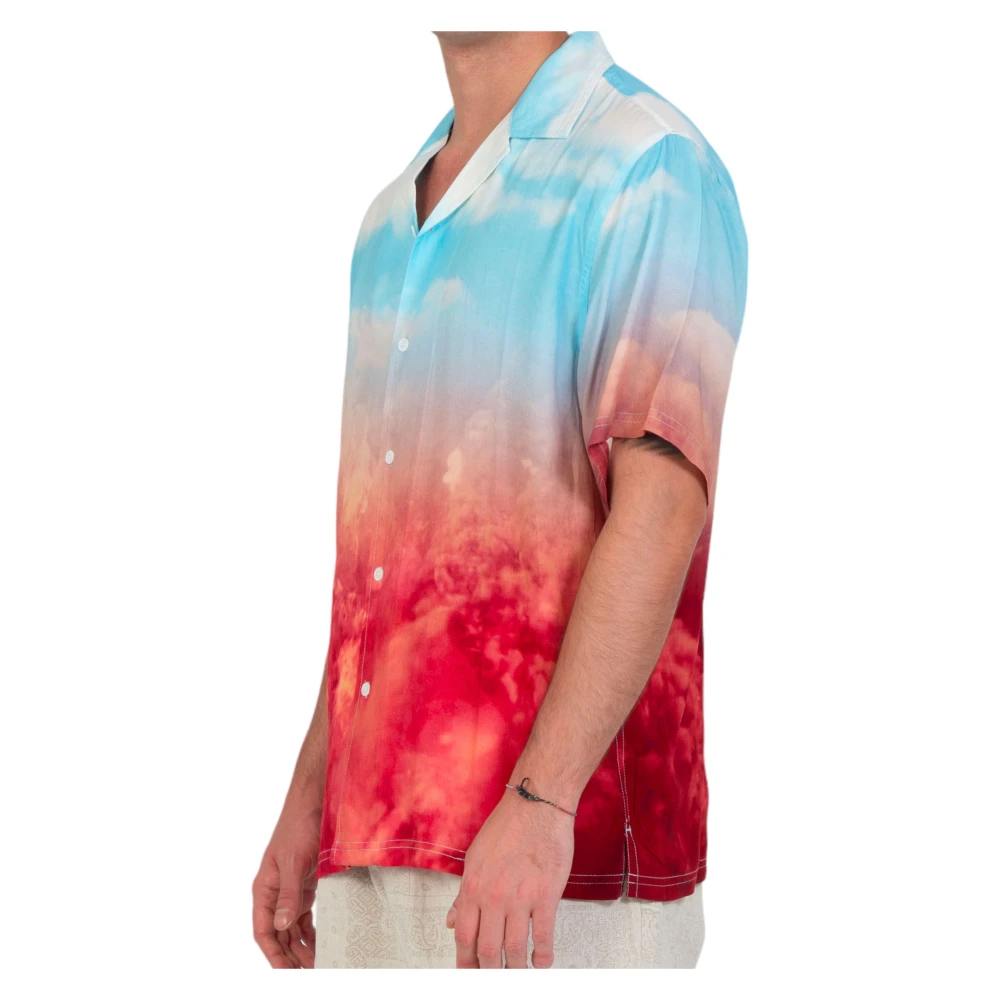Pleasures Blauwe Hemel Shirt Stijlvolle Mode Multicolor Heren