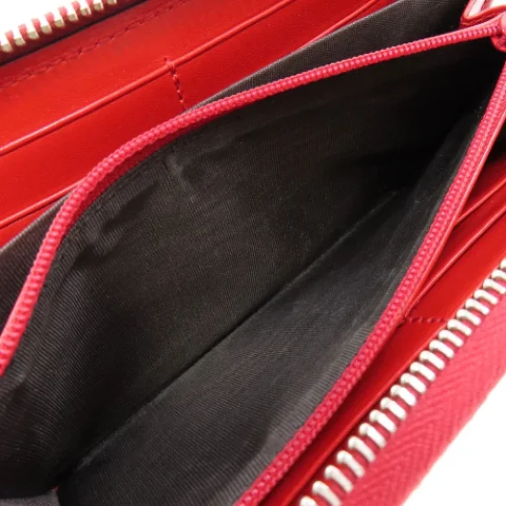 Gucci Vintage Pre-owned Leather wallets Red Dames
