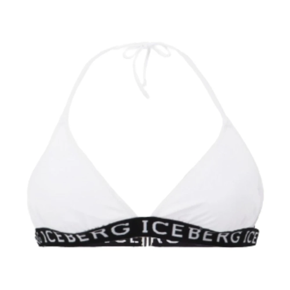 Iceberg Vrouw Wit Badmode Dames, M, Polyester, Elegante Sport Badmode