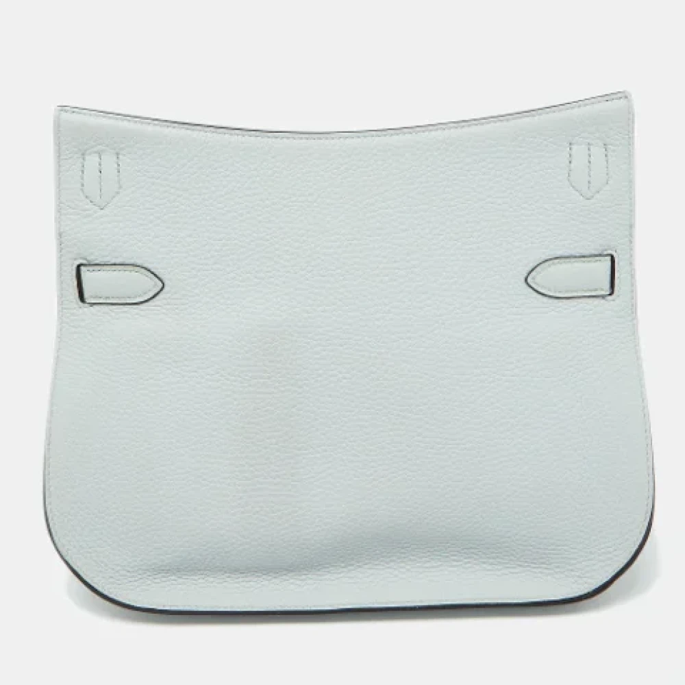 Hermès Vintage Pre-owned Leather shoulder-bags Blue Dames