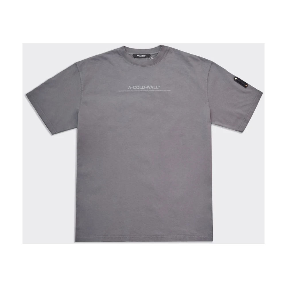 A-Cold-Wall Grijze Discourse T-Shirt Gray Heren
