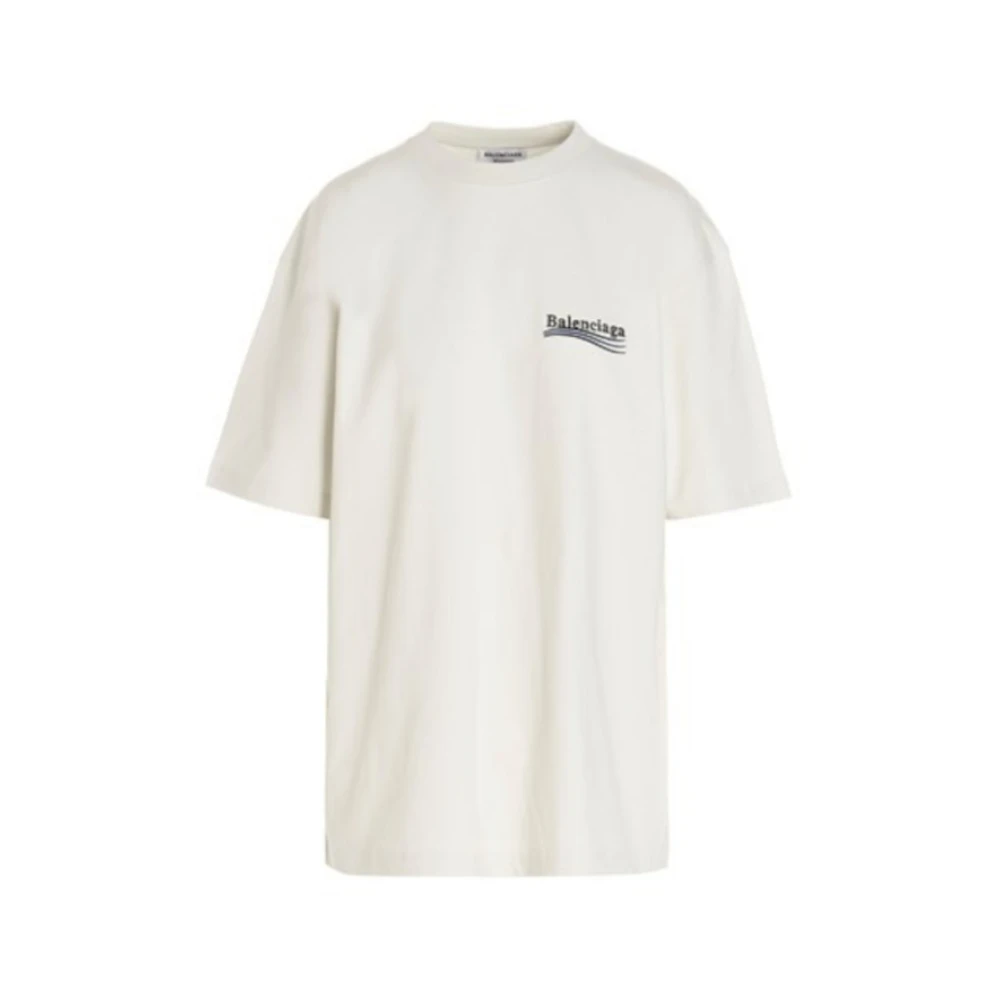 Balenciaga intage wit T-shirt met Print White Heren
