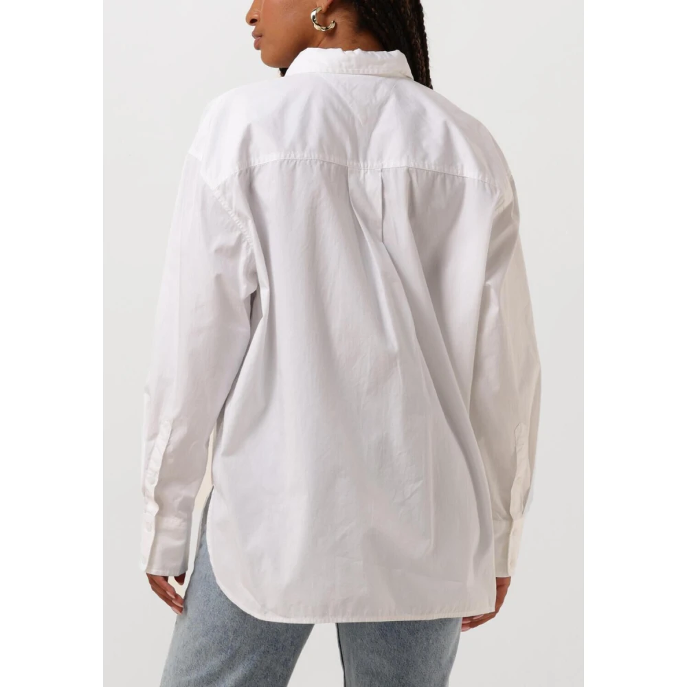 Tommy Jeans Witte Elegante Blouse White Dames