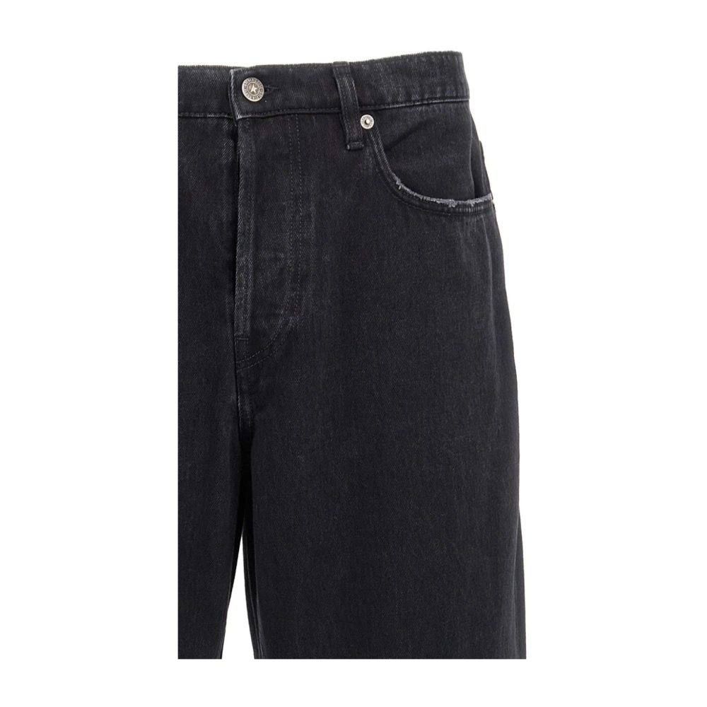 Golden Goose Raw-Cut Edge Jeans Black Heren