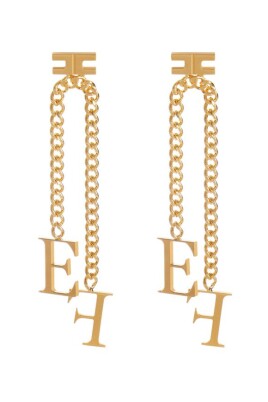 pendant-chain-earrings-with-logo