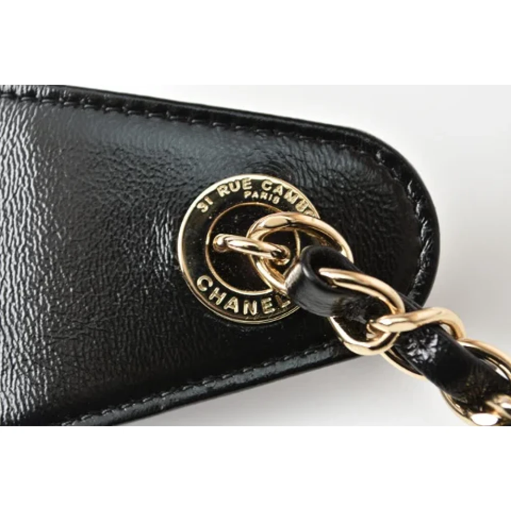 Chanel Vintage Pre-owned Leather chanel-bags Black Dames
