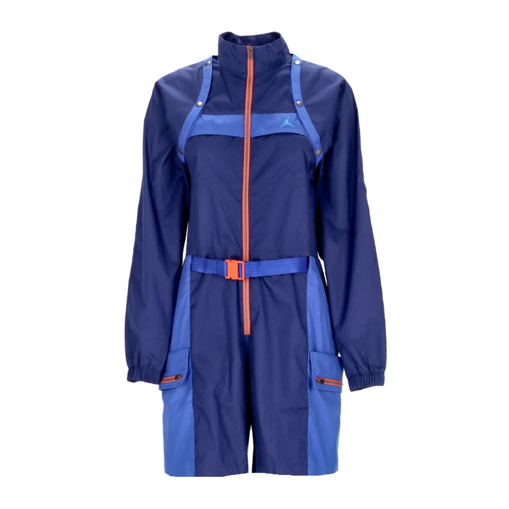 Jordan Blauwe Utility Jumpsuit met Afneembare Vest Blue Dames