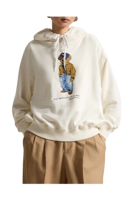 Bear Lättviktsfleece Huvtröja